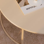 beige couchtisch metall