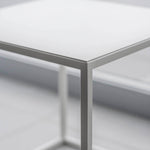 SOLI X - Beistelltisch mit Tischplatte aus Blech | Metallbude