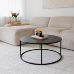 runder couchtisch schwarz 