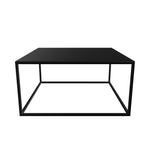 Couchtisch Devana X minimalistisch und modern in schwarz | Metallbude