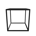 Beistelltisch SOLI X - aus Blech und Metall in Schwarz | Metallbude