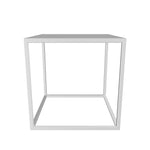 Beistelltisch SOLI X - Blech und Metall in weiß | Metallbude