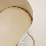 Moseskorb in Beige passend zur Babywiege | Metallbude