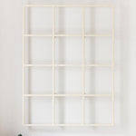 Metallregal RIVO - Leeres Wandregal aus Metall in der Farbe Cashew-Beige | Metallbude