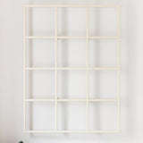 Metallregal RIVO - Leeres Wandregal aus Metall in der Farbe Cashew-Beige | Metallbude