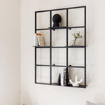 Metallregal RIVO - Wandregal aus Metall und in Schwarz | Metallbude