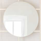 Spiegel RIVO - Spiegel aus Metall in der Farbe Cashew-Beige | Metallbude